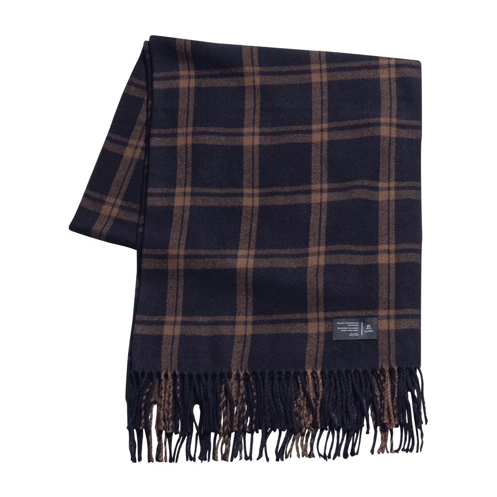 8983 Large Blanket Scarf Thick Woolen Scarf Cashmere Style Winter Shawl